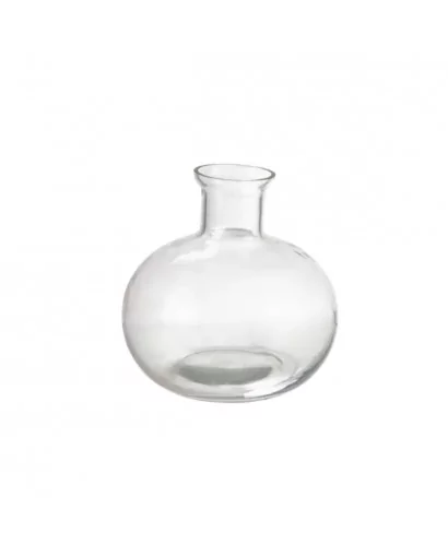 Vase boule transparent