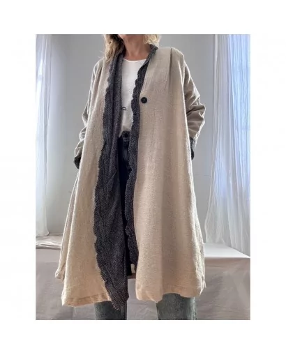 Manteau en laine vierge